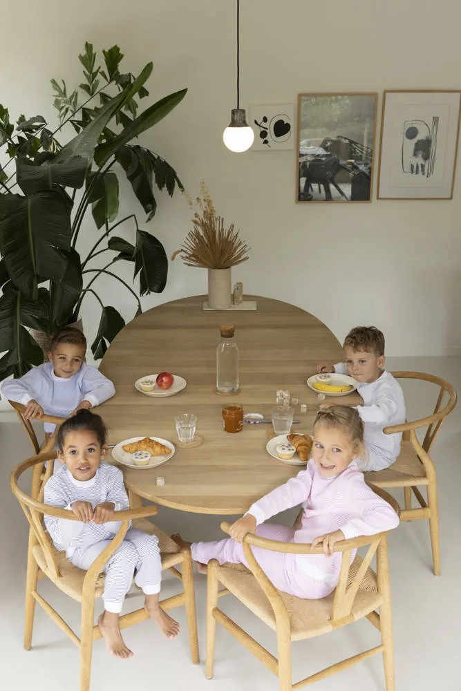 Feetje wafel pyjama lichtblauw wit, foto 7