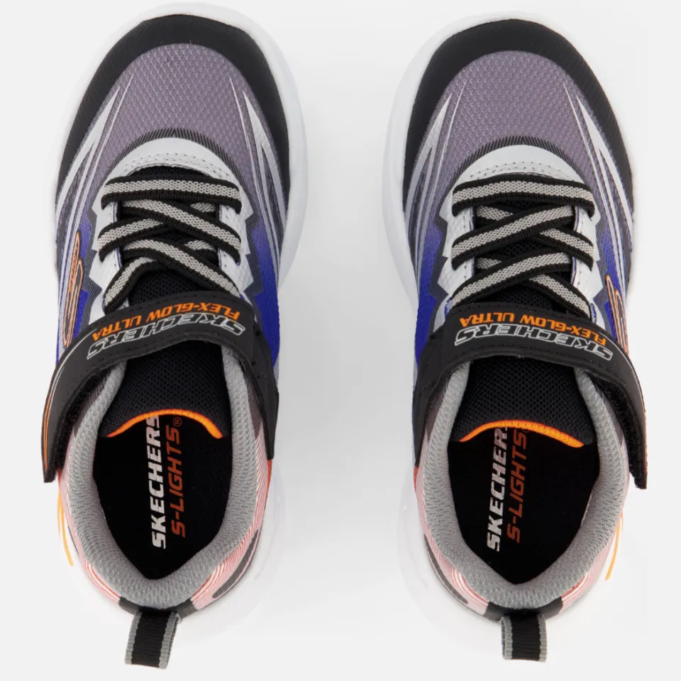 Skechers S Lights Flex Glow Ultra sneakers zwart, foto 7