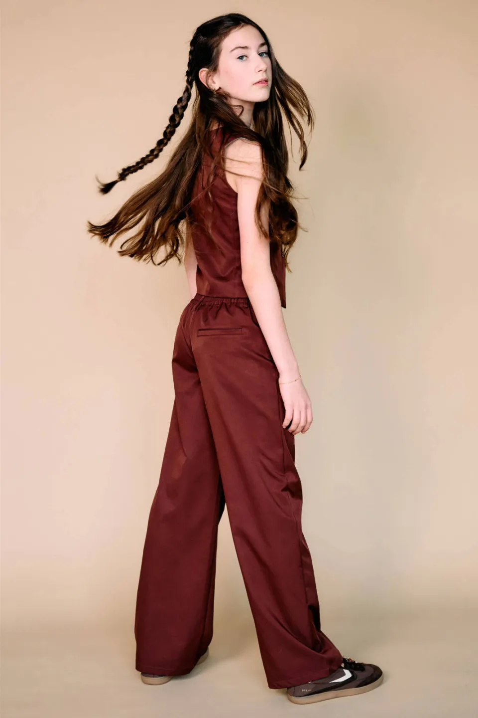 NoBell’ Sacha pantalon donkerbruin