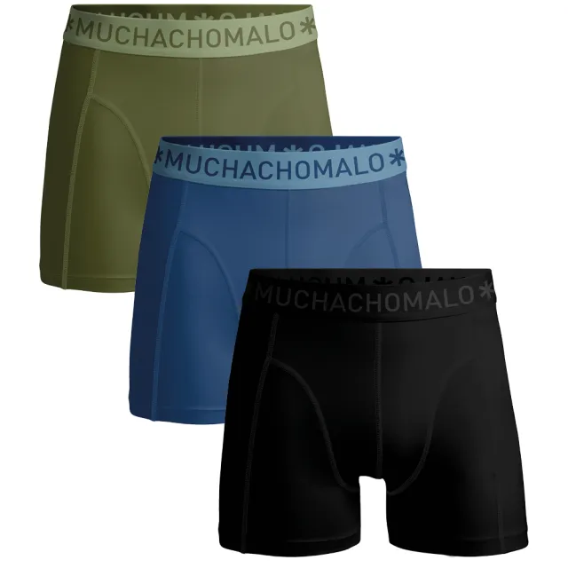 Muchachomalo Heren 3-pack Boxershorts Veelkleurig