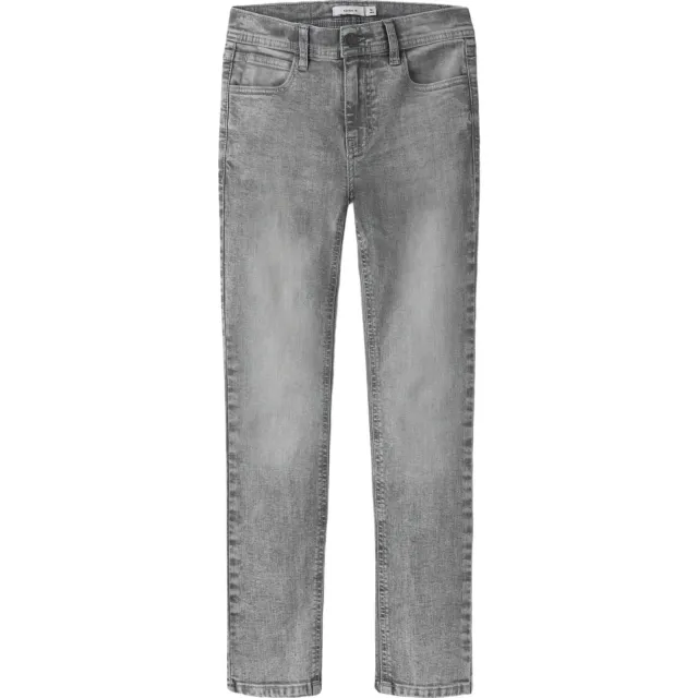 NAME IT KIDS NKMSILAS slim fit jeans - grijs Grey denim
