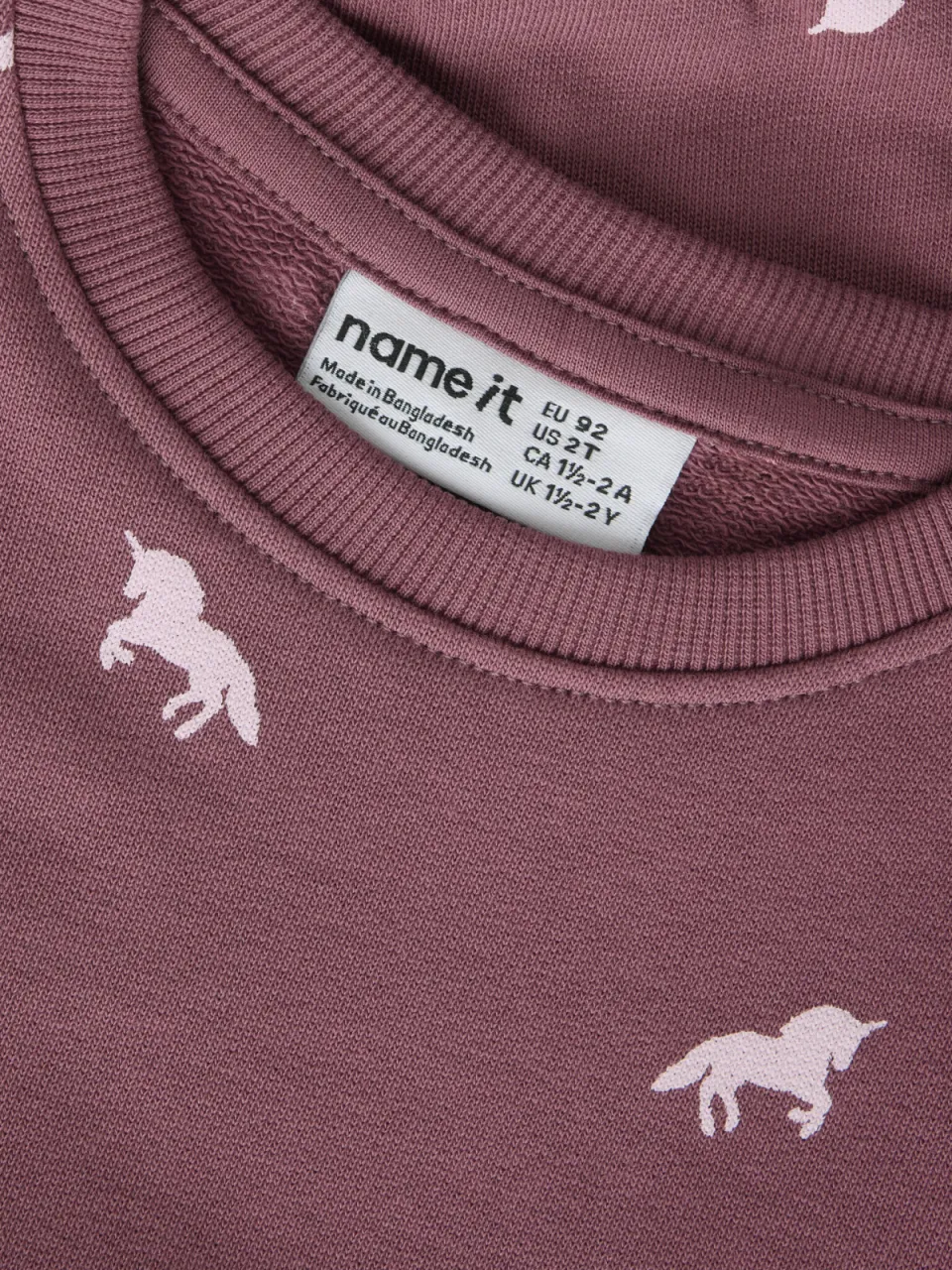 NAME IT MINI sweater paars, foto 4