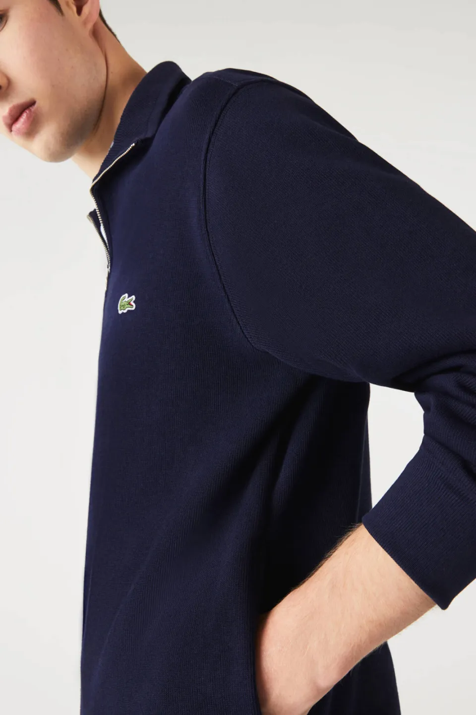 Lacoste sweater donkerblauw navy blue., foto 6