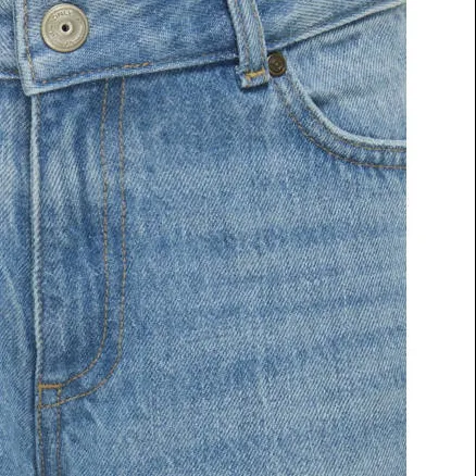 KIDS ONLY GIRL baggy high waist baggy jeans medium blue denim Blauw Effen, foto 2