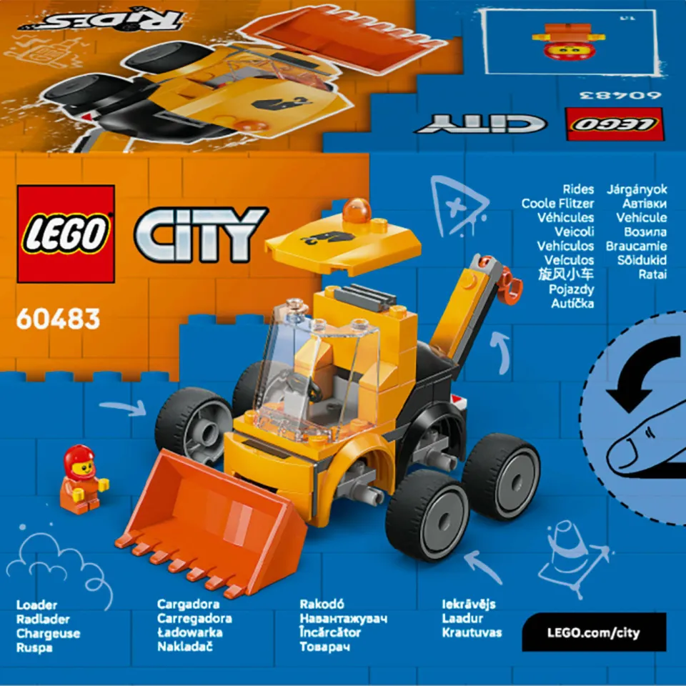 Lego City Voertuigen – Bouwlader 60483, foto 7