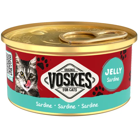 Voskes Jelly sardine natvoer kat