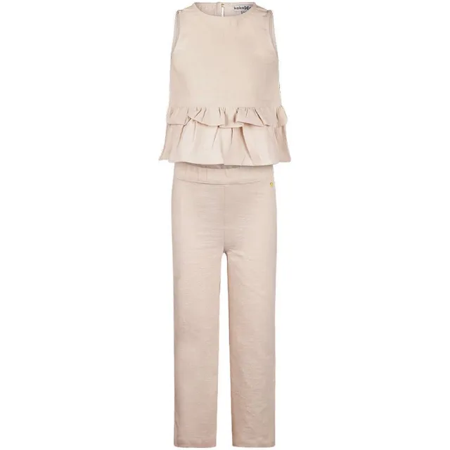 Koko Noko mouwloze top + broek beige, foto 2