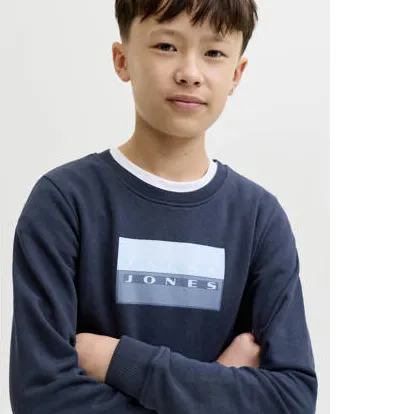Jack & Jones JUNIOR sweater donkerblauw, foto 4