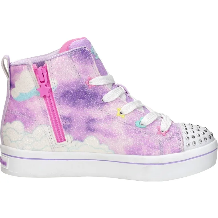 Skechers Twi-Lites 2.0 hoge sneaker lila, foto 7