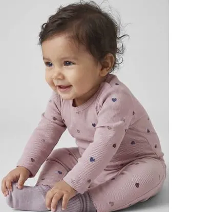 NAME IT baby legging met hartjes lichtroze, foto 3