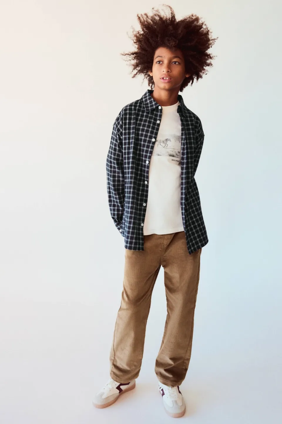 Mango Kids geruit overhemd - zwart, foto 4