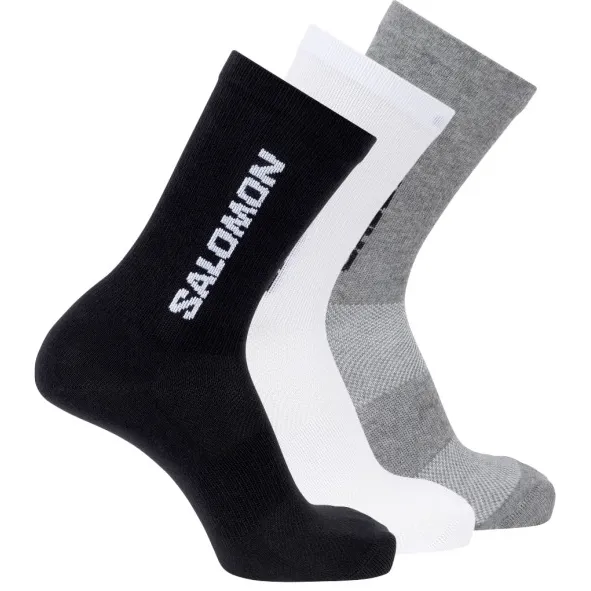 Salomon Everyday Lite Crew 3-pack sokken zwart