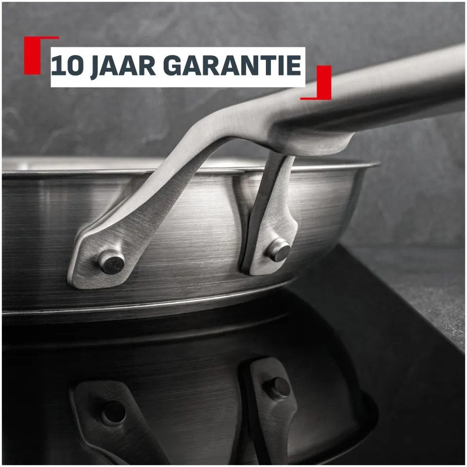 Tefal Extreme Uncoated koekenpan grijs, foto 3