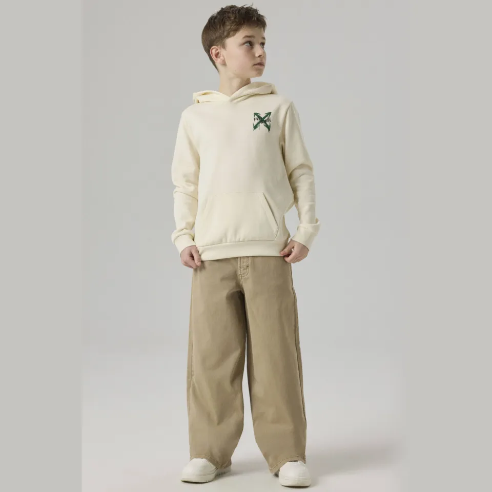 NAME IT KIDS loose fit jeans - zand