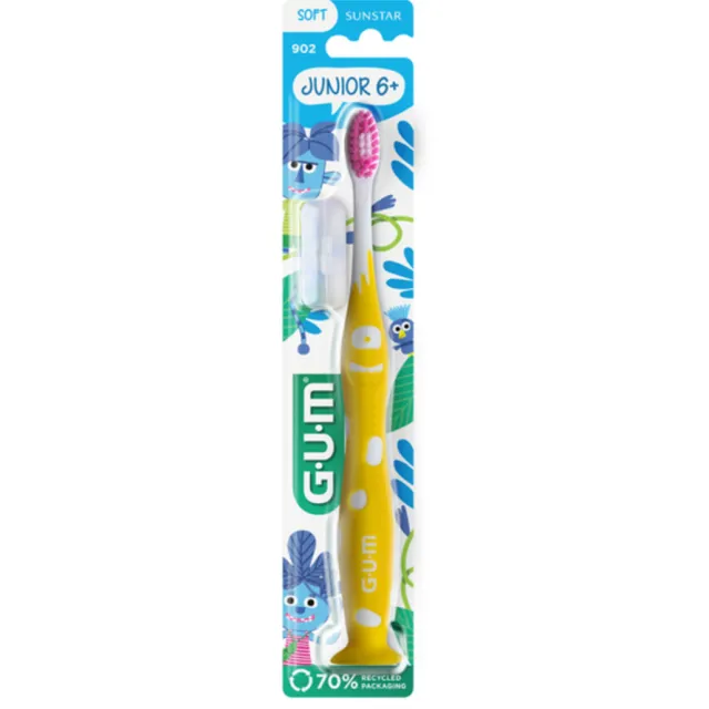 GUM 1+1 gratis: GUM Tandenborstel Junior 6+