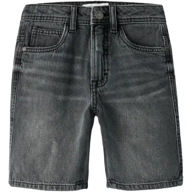NAME IT NKMRYAN denim short zwart denim