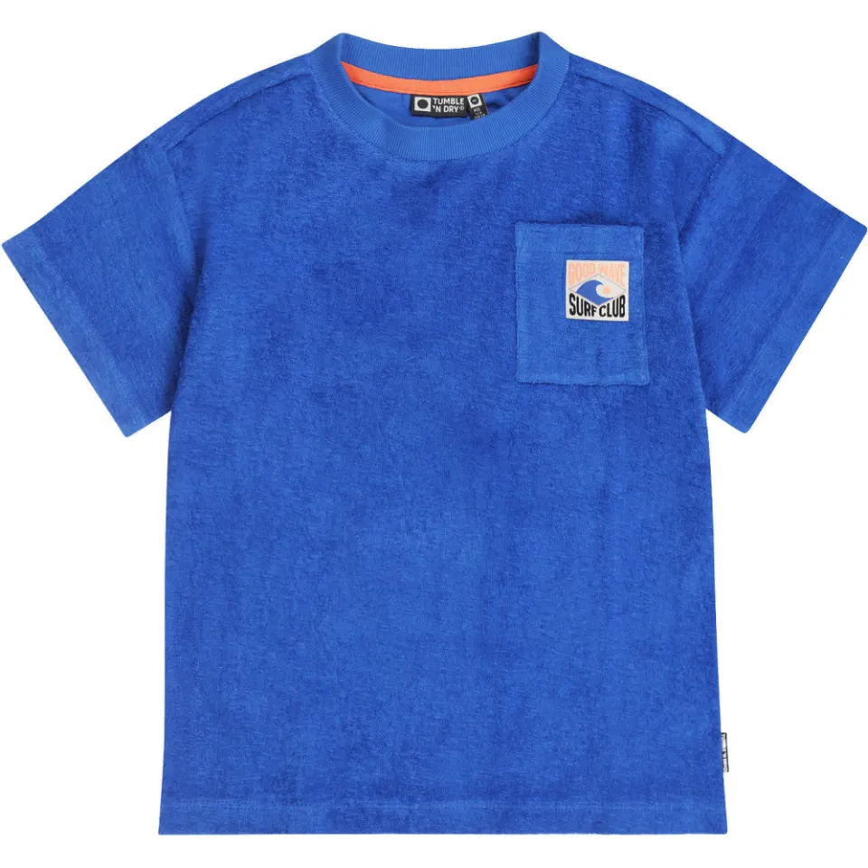 Tumble 'n Dry T-shirt blauw met textuur, foto 2