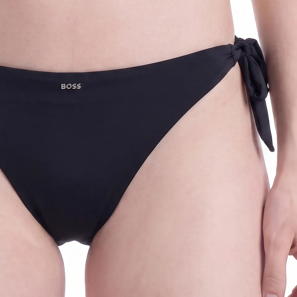 Boss bikinibroekje met zijstrik zwart, foto 3