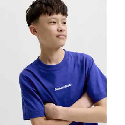 Jack & Jones T-shirt hardblauw blauw, foto 5