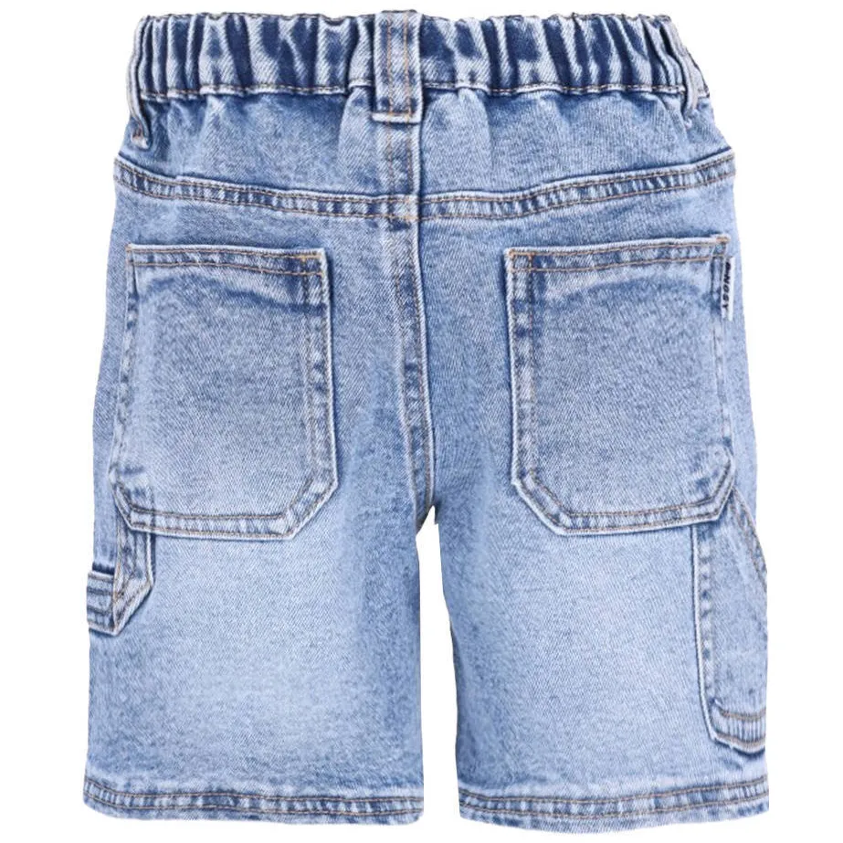 B.Nosy jeansshort lichtblauw light blue denim, foto 3