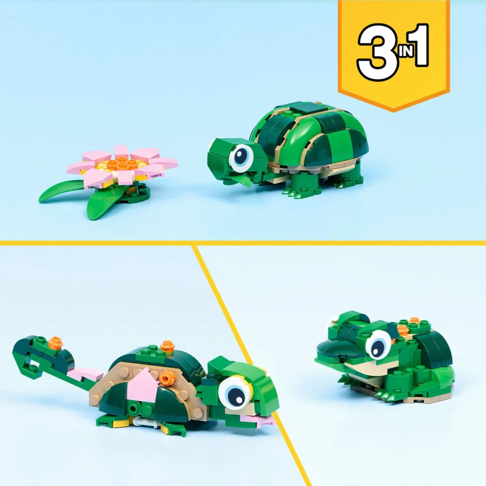 Lego Creator Schildpad met waterlelie 31377, foto 4