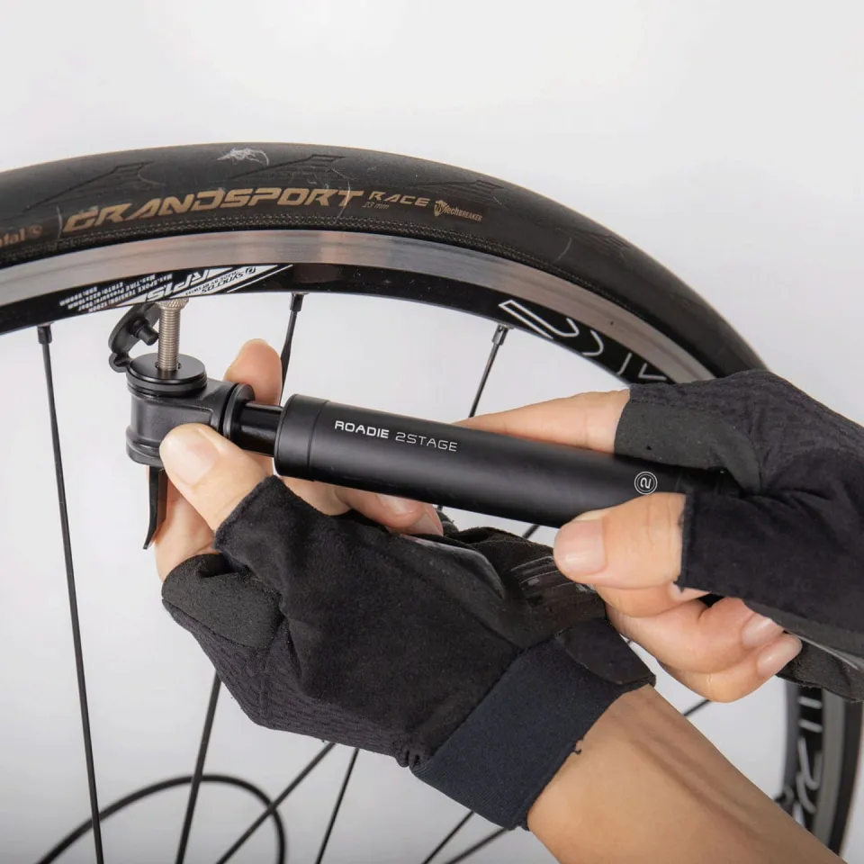 Topeak Roadie 2-Stage minipomp zwart, foto 3