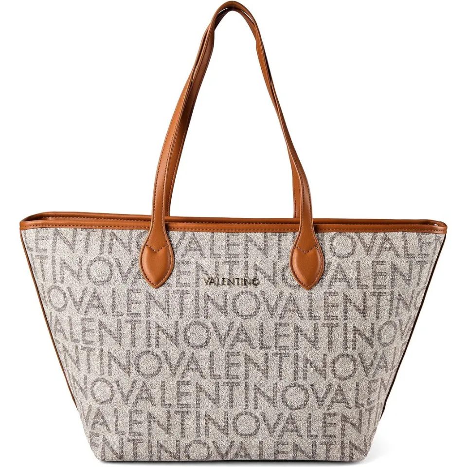 Valentino Bags Valentino Logo shopper beige
