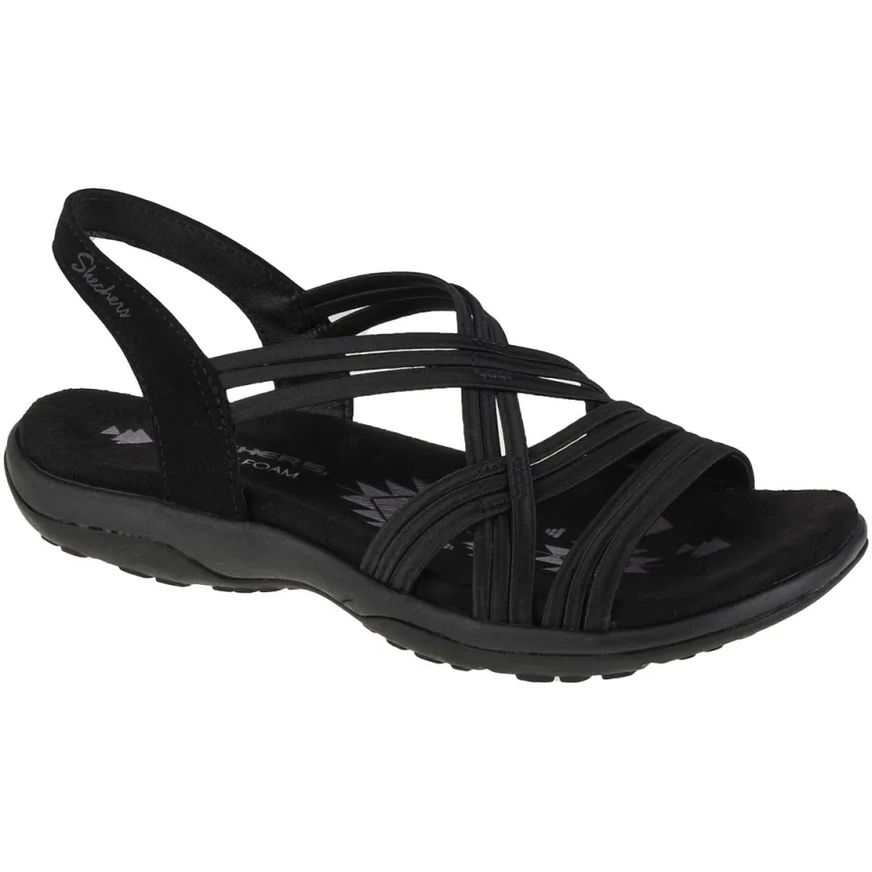 Skechers Reggae Slim Simply Stretch sandalen zwart, foto 3
