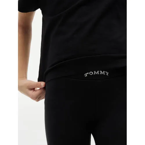 Tommy Hilfiger legging en T-shirt set met logo - zwart, foto 4
