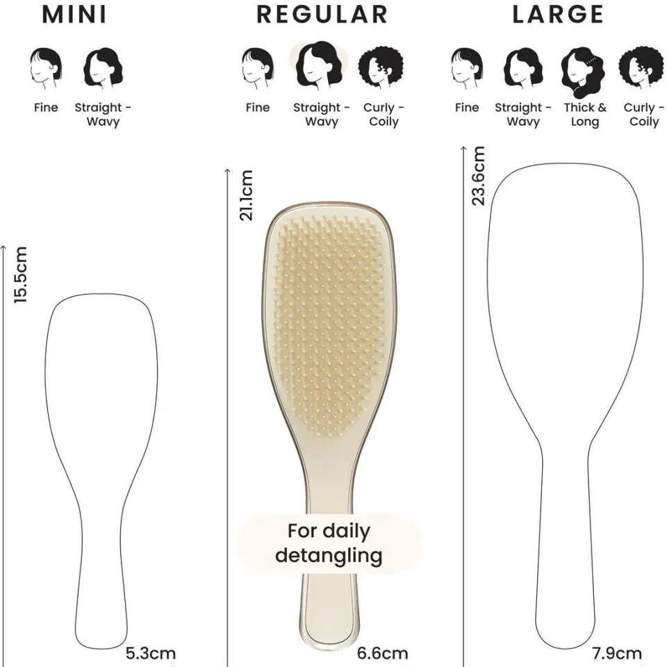 Tangle Teezer Ultimate Detangler Chrome Neo Gold haarborstel, foto 3