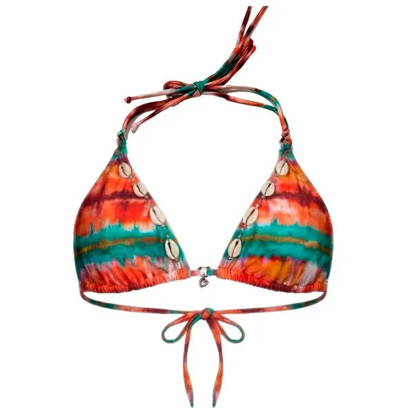 banana moon Bovendeel van bikini met siergarnering Model 'Yero Solaya' Oranje