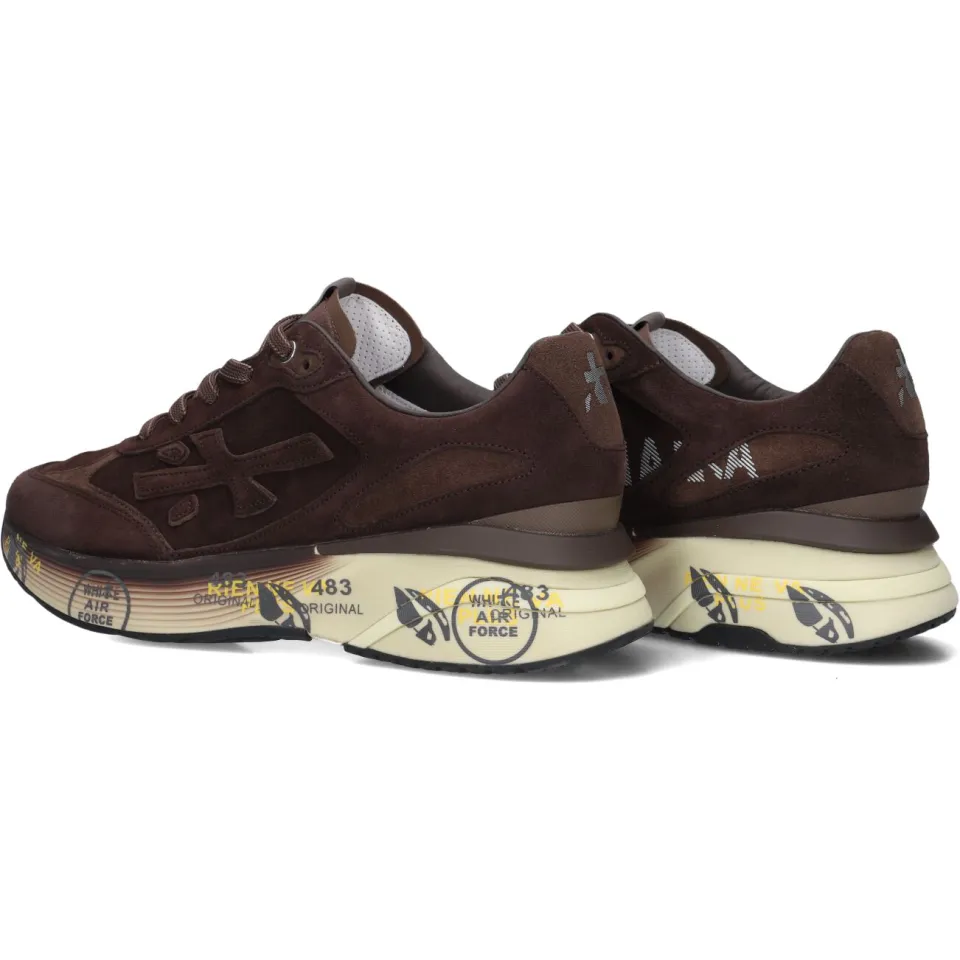 Premiata Moerun lage sneaker bruin, foto 3