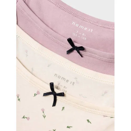 NAME IT KIDS hemden met print beige/lila, foto 4