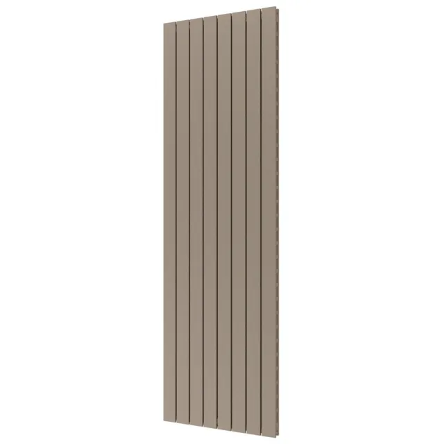 Plieger Designradiator Plieger Cavallino Retto Dubbel 1716 Watt Middenaansluiting 200x60,2 cm Zandsteen Zand steen