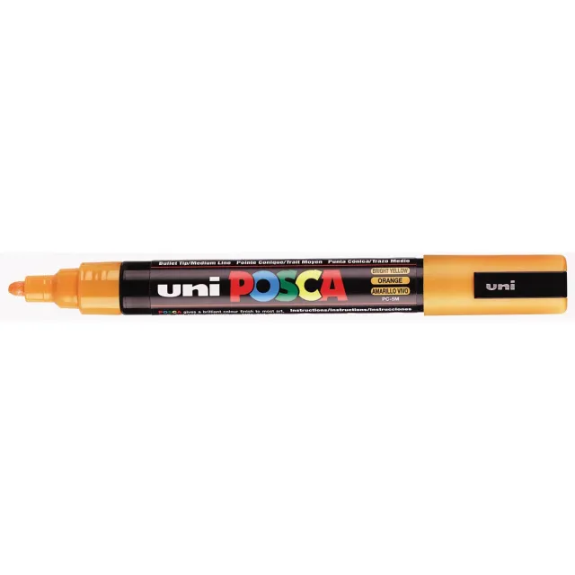 Posca marker met conische punt schrijfdikte medium oranje