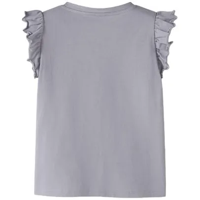 NAME IT MINI t-shirt paars, foto 2