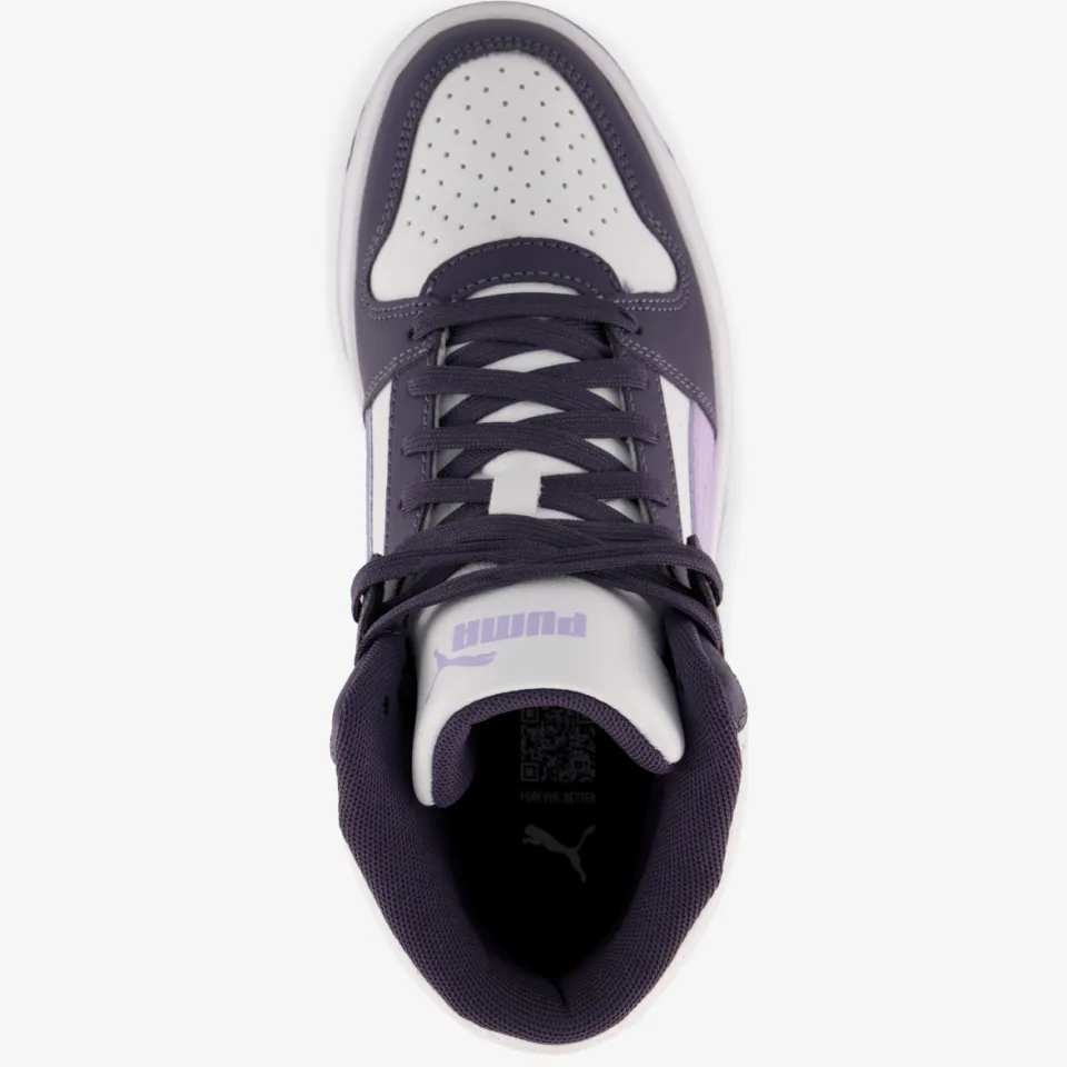 Puma Rebound Slam Mid Jr hoge sneaker wit paars, foto 7