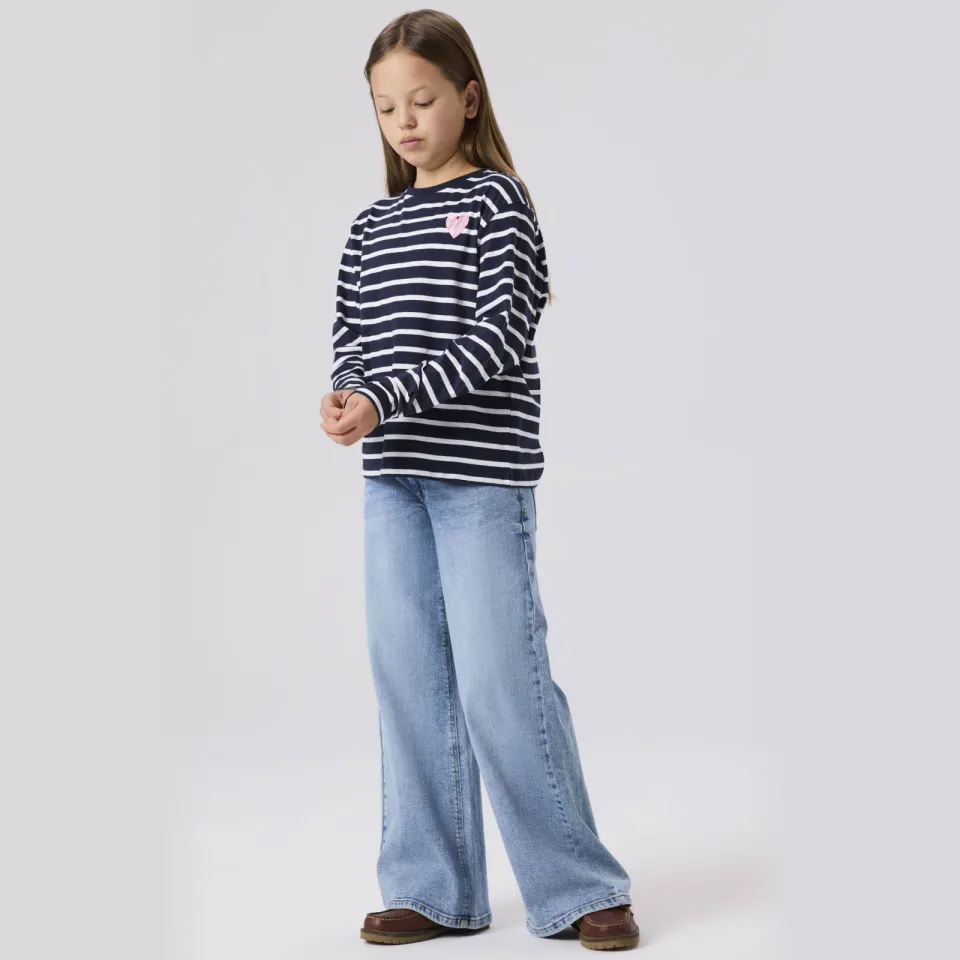 NAME IT KIDS NKFROSE wide leg jeans - blauw, foto 3