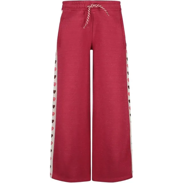 Jubel Daily Princess wide leg joggingbroek roze/wit, foto 2