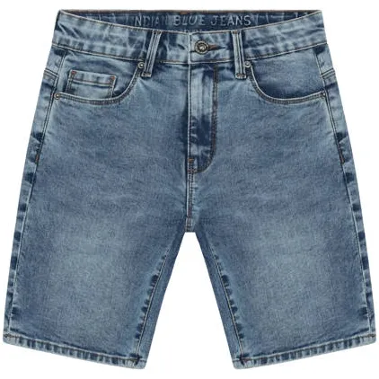 Indian Blue Jeans denim jeansshort medium blue Medium blue denim