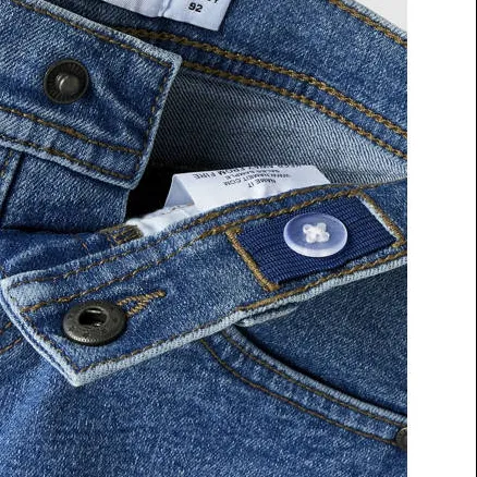 NAME IT MINI straight denim short medium blue denim, foto 6