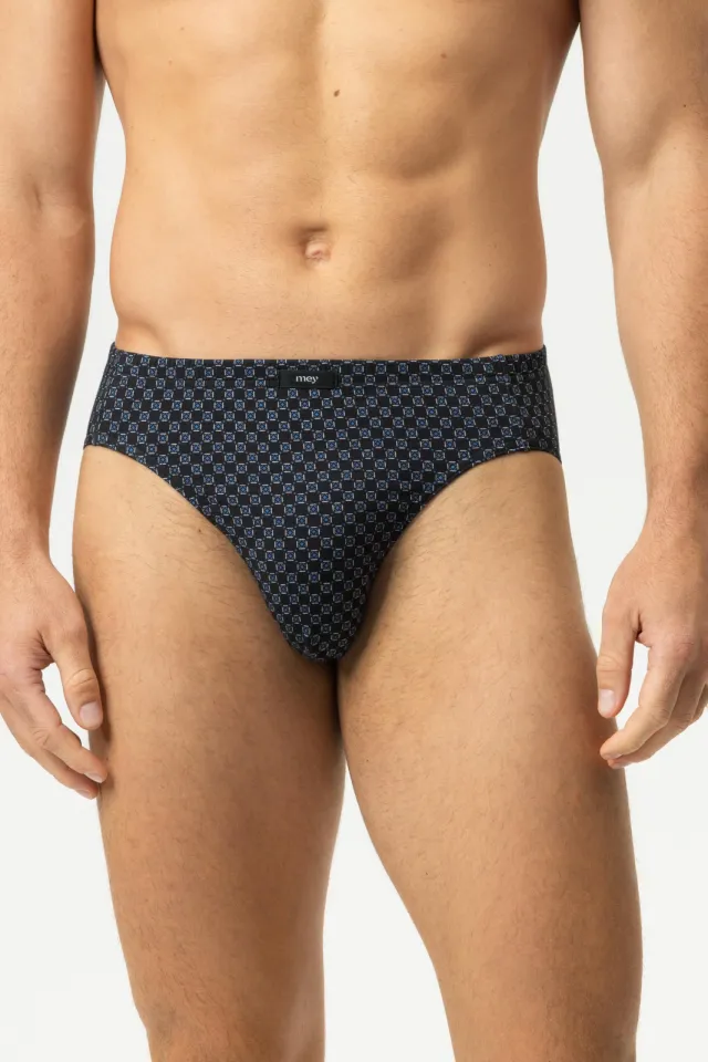 Mey Jazz pants White Squares slip marine grijs