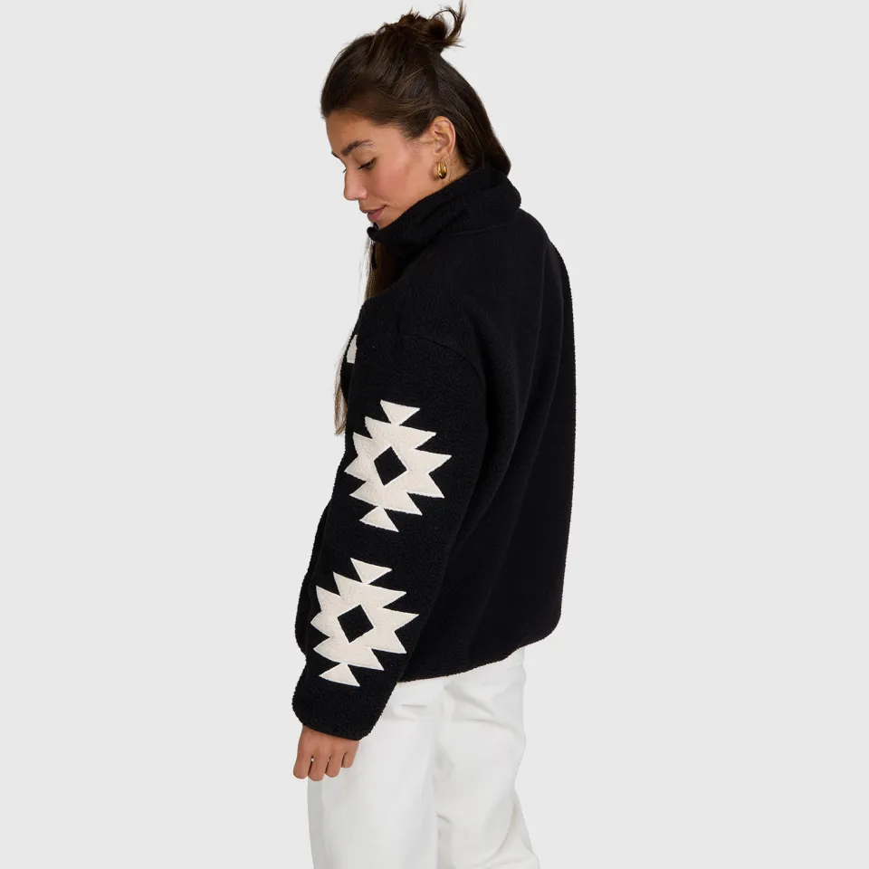 Brunotti Charley fleece outdoor sweater - zwart, foto 7