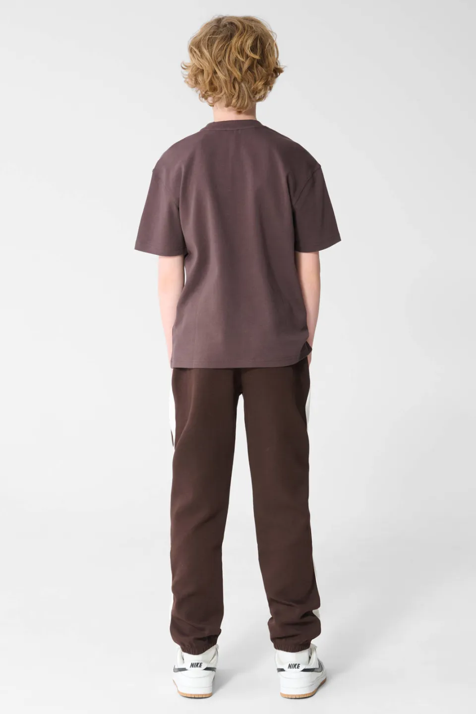 Shoeby sweatpants donkerbruin, foto 6