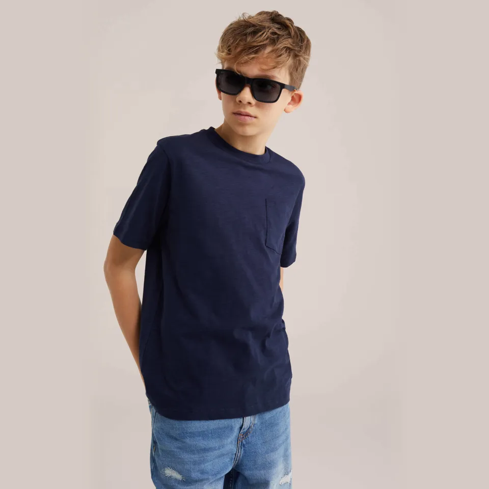 WE Fashion Blue Ridge T-shirt marineblauw, foto 3