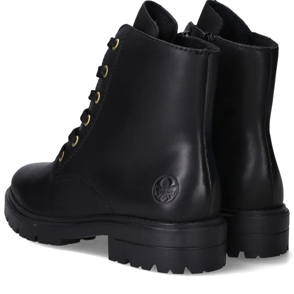 Rieker veterboots dames zwart, foto 3