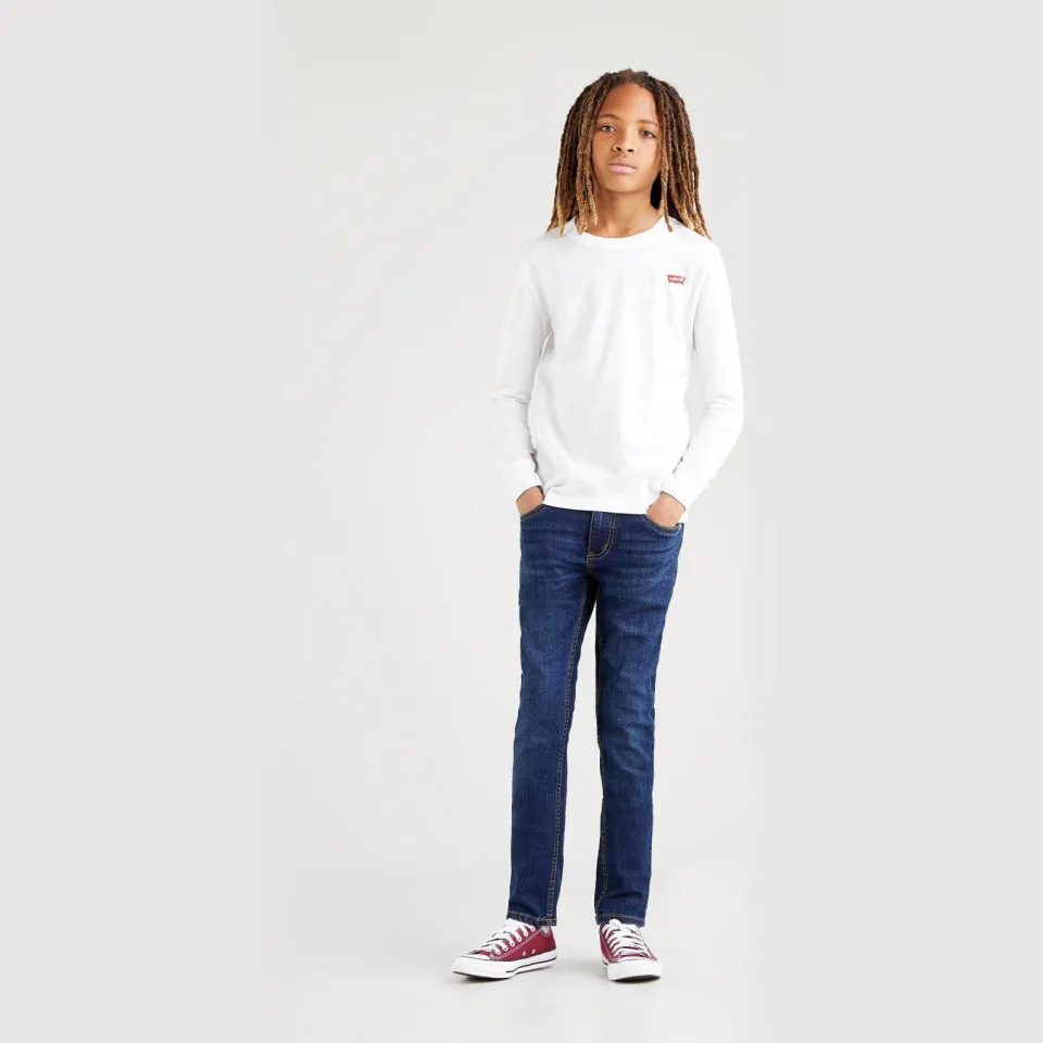 Levi's Kids 510 Classic skinny jeans machu picchud5w Dark denim