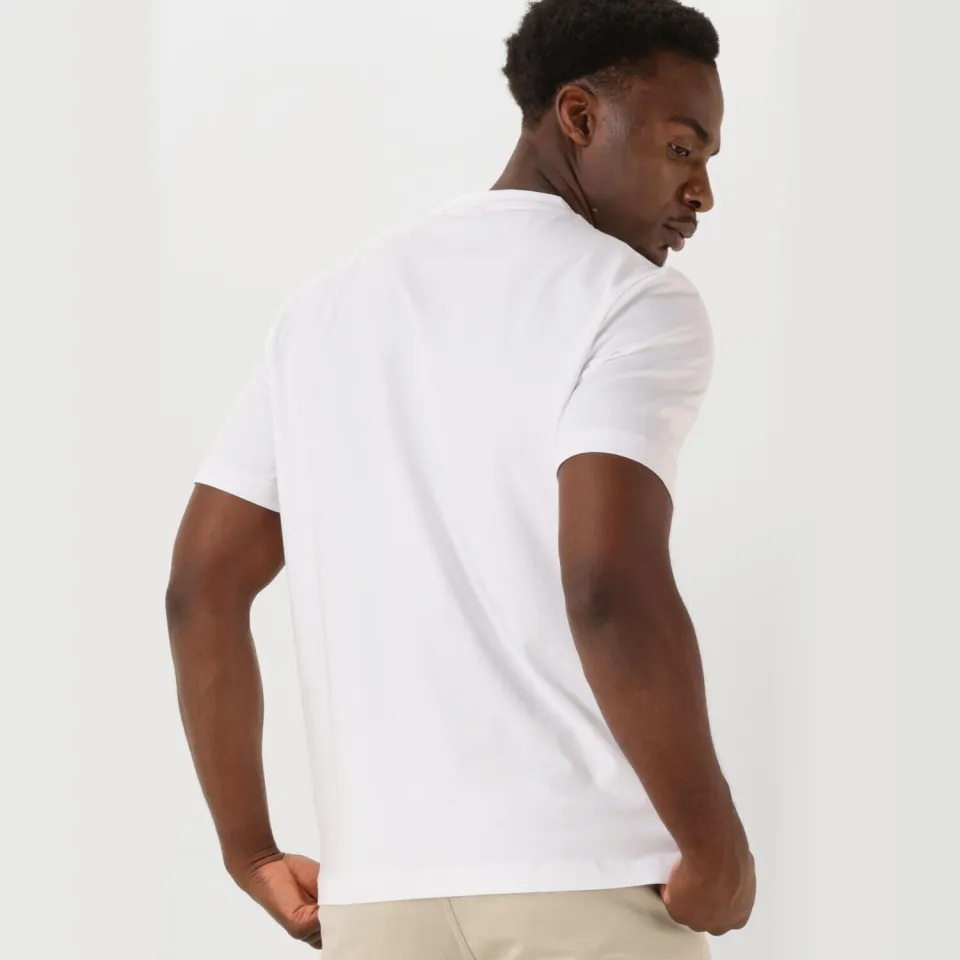 Boss Orange Heren Polo's & T-shirts Tchup 10242929 01 - Wit, foto 3