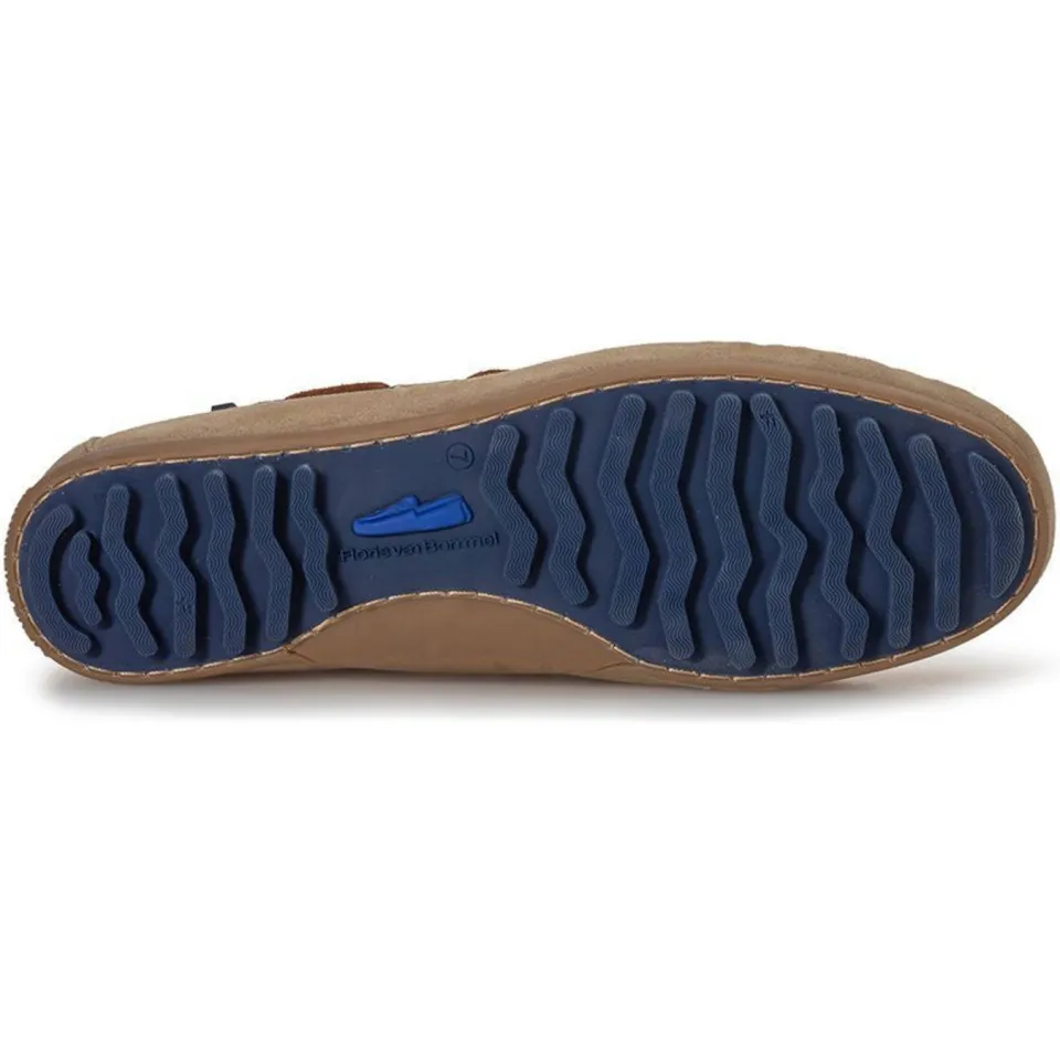 Floris Van Bommel De Drijver 01.12 suède mocassins lichtbruin, foto 2
