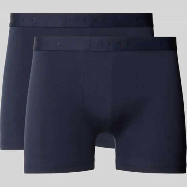 Falke Trunks met elastische band met logo model 'Daily Comfort' donkerblauw, foto 2